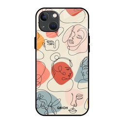 QRIOH Quirky Printed iPhone 13 Back Case Mobile Accessories-58