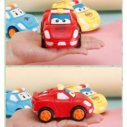 Enorme Unbreakable Mini Multicolored Pull Back Racing Converting Car and Plane Robot Friction Toys Pack of 2 - Color May Vary image 3
