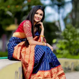 AMRUTKALA SAREES Woven Design Zari Banarasi Saree-image-30