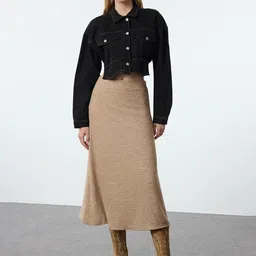 Trendyol A-line Midi Skirt-image-40