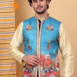KRAFT INDIA LUXE Printed Woven Nehru Jackets-picture-54