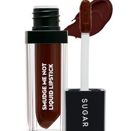 SUGAR Smudge Me Not Liquid Matte Lipstick with Vitamin E 4.5 ml - Toast Roast 42-12