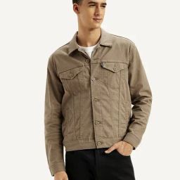 Levi's Light Brown Regular Fit Jacket-41
