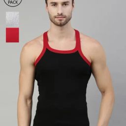 Dixcy Scott Originals Assorted Cotton Vest - Pack of 3-image-38