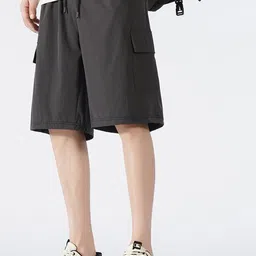 StyleCast x Revolte Men Regular Fit Knee Length Cargo Shorts-picture-15