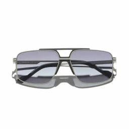 Royal Enfield Generic Grey UV Protection Square Sunglasses for Men image 4