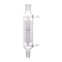 Biohall 600 mm Length Borosilicate Glass 3.3 Double Coil Condenser, BLS.2308.05-28