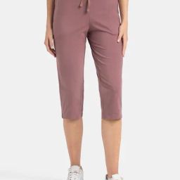 Jockey Burnt Rose Plain Capris-picture-7