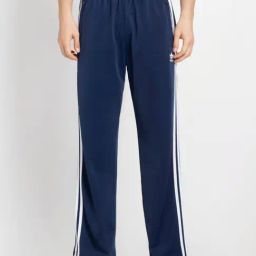 Adidas Originals Blue Regular Fit Striped Trackpants-image-33