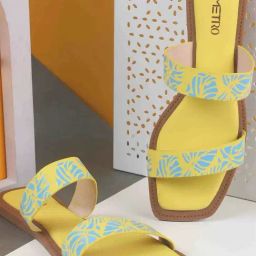 Metro Women's Yellow Casual Sandals-image-83