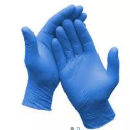 11 Enterprises Examination Gloves Nitrile Blue Size L (Pack of 100 Pcs)-3