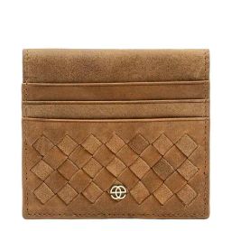 Eske Tan Textured Bi-Fold Wallet for Men-image-10