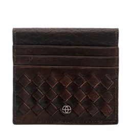 Eske Brown Textured Bi-Fold Wallet for Men-image-29