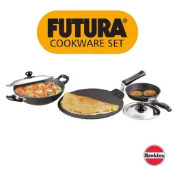 Hawkins Futura Black Aluminium 3 Piece Cookware Set-24