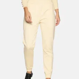 ISU Beige Regular fit Joggers-image-33