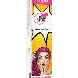 Streax Professional Hold & Play Funky Colours Groovy Pink - 100 gm-image-3