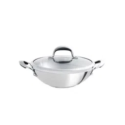 Meyer Select Stainless Steel Kadai 30cm (Induction & Gas Compatible)-image-95