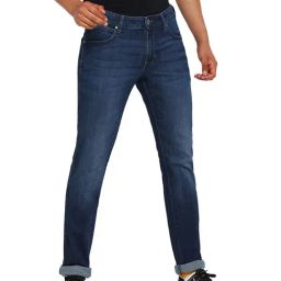 Wrangler Blue Slim Fit Low Rise Jeans-image-30