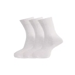 Dollar White Full Length Socks (Pack of 3)-picture-13