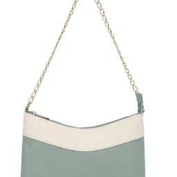 Fastrack MTO MTS Mint Green Textured Medium Sling Handbag-24
