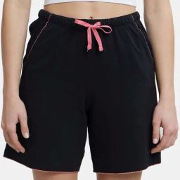 Jockey RX72 Women's Super Combed Cotton Relaxed Fit Sleep Shorts with Convenient Side Pockets-image-91