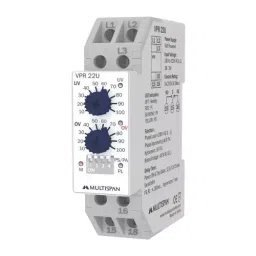 Multispan VPR-22U Voltage and Current Protection Relay (Din rail) for Industrial Use-3