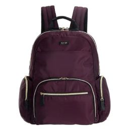 Reaction Kenneth Cole Purple Nylon Large Laptop Backpack-image-63