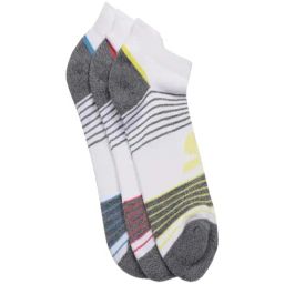 Skechers Multicolor Cotton Textured Socks Pack of 3-picture-26