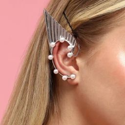 Sohi SilverPlated Ear Cuff-image-62