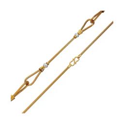 Joyalukkas 22k (916) Lustrous Links Gold Snake Chain For Women-image-73