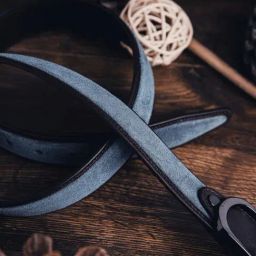 James Aston Marcello Ultimo Grey & Dark Brown Leather Solid Reversible Belt-image-86