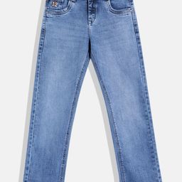 Monte Carlo Boys Straight Fit Light Fade Stretchable Jeans-image-82