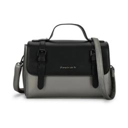 Fastrack Grey Color Block Medium Satchel-picture-48