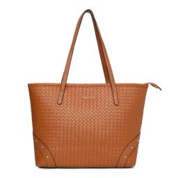 Fastrack MTO MTS Tan Textured Medium Tote Handbag-11