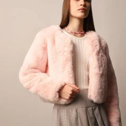Only Pink Self Design Jacket-image-26