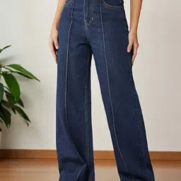 Dolce Crudo Blue Flared Fit Jeans-picture-29