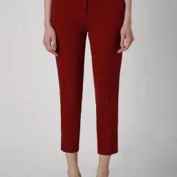 Van Heusen Maroon Plain Trousers-image-82
