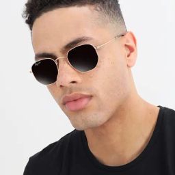 Resist Eyewear Black Hexagon UV Protection Unisex Sunglasses-15