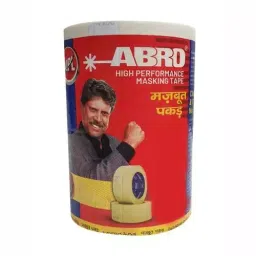 ABRO Width 48 mm Self Adhesive Masking Tape 30 m, (Pack of 72) image 1