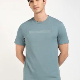 Calvin Klein Jeans Goblin Blue Cotton Regular Fit T-Shirt-picture-12