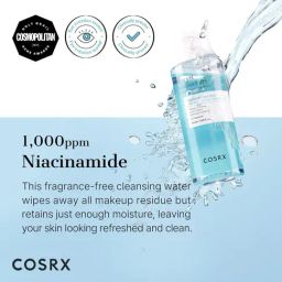 COSRX Low pH Niacinamide Micellar Cleansing Water - 100 ml image 4