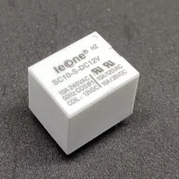 Invento ISC 1504-4 White Current Sugar Cube PCB Mount Relay SPDT Relay 10A Set of 10-11