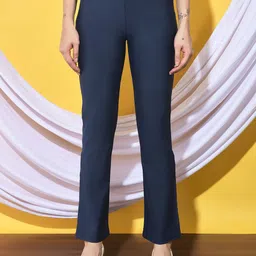 FFU Women Relaxed Straight Leg Trousers-image-77