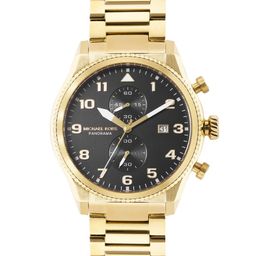 Michael Kors Men Panorama Bracelet Style Straps Analogue Chronograph Watch MK9195I-image-76
