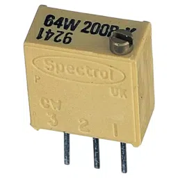 Vishay Through Hole Trimmer Resistor 1/2 W Power 200 kΩ Resistance Pin Terminal, M64W204KB40-picture-4
