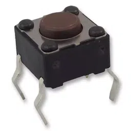 MULTICOMP PRO Tactile Switches SWITCH, SPST, 0.05A, 12VDC, THT, MCDTS6-1N (Pack of 10)-10