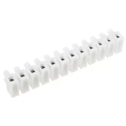 RS PRO Non-Fused Terminal Block 12-Way 10-57 A 8 AWG Wire Screw Termination, 8407923 image 3