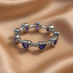 SUBHAGALANKAR Silver-Plated Stone-Studded Adjustable Finger Ring-image-13