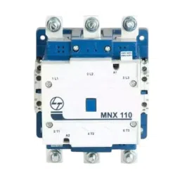 L&T MNX110 110 A 110 V 3 Pole 2NO + 2NC Power Contactor, CS94137AOOO-24