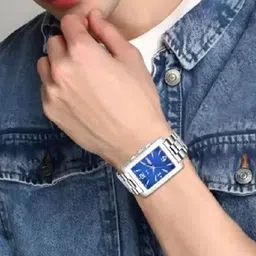 SPENCHER Men Bracelet Style Multi Function Watch Spencher Imperial DD Chain Blue Dial image 4